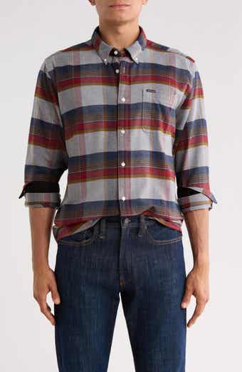 Portdown Tailored Fit Plaid Button-Down Shirt