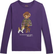 Polo Ralph Lauren Kids' Polo Bear Long Sleeve Graphic Tee