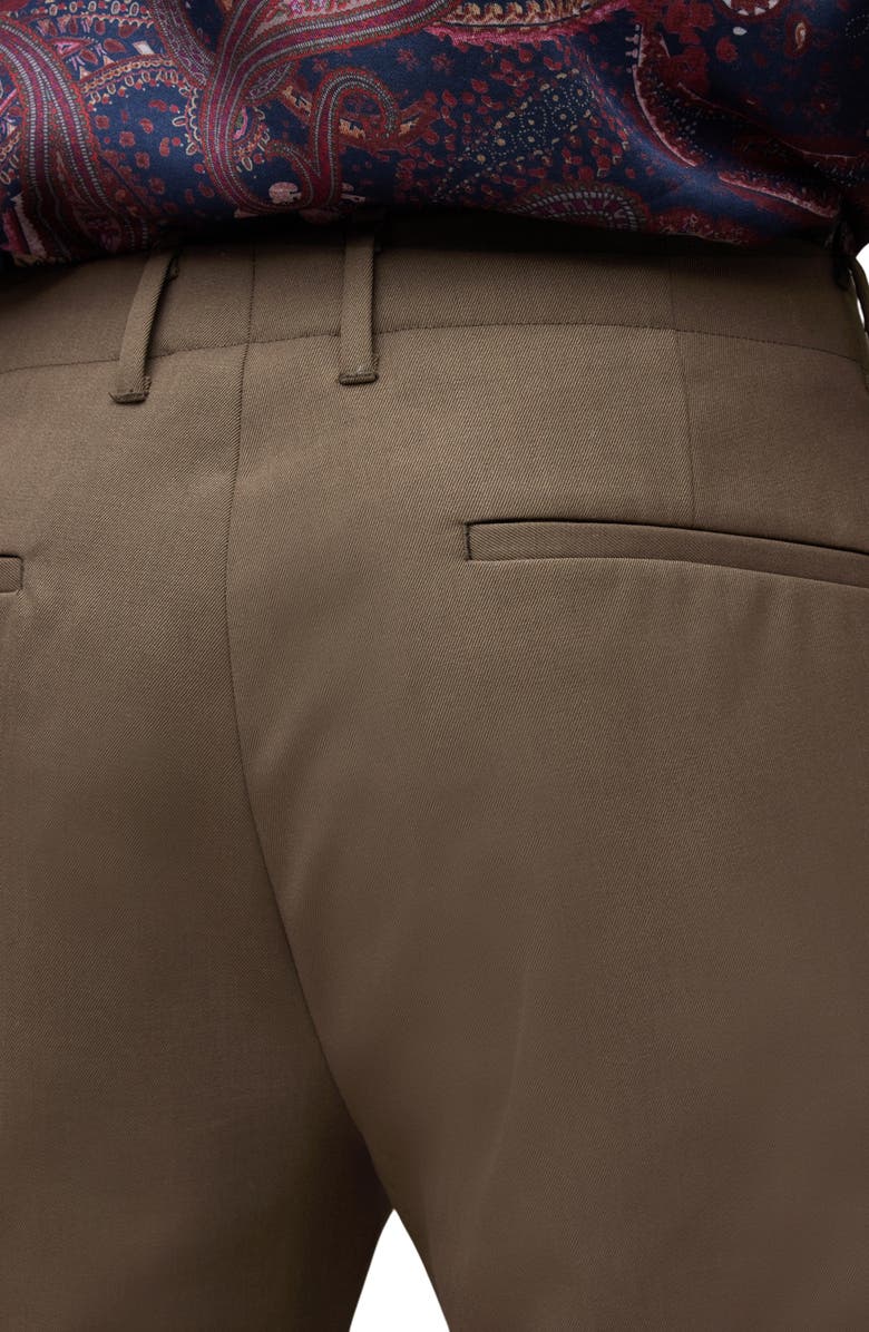 AllSaints Talia Wool Blend Trousers, Alternate, color, Khaki Green