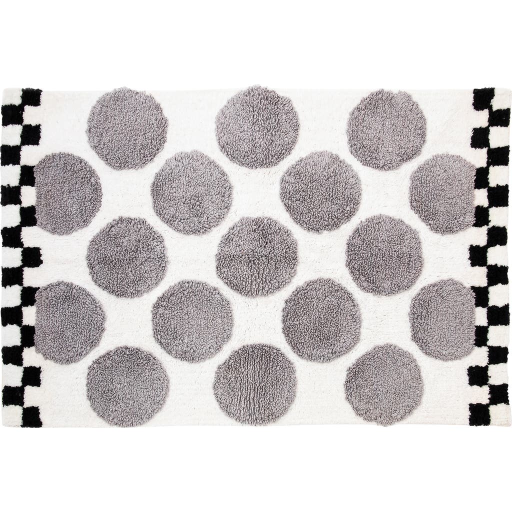 MACKENZIE-CHILDS MACKENZIE CHILDS STERLING DOT BATH RUG