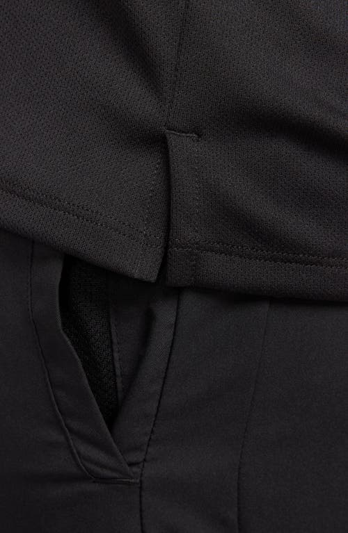 Nike Dri-fit Uv Miler Short Sleeve Running Top In Black