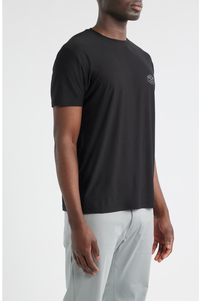 No Sweat Short Sleeve T-Shirt, Alternate, color, BLACK