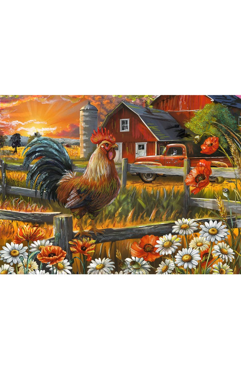 Sunsout Sunsrise on the Farm 1000 piece Jigsaw Puzzle for Adults, Alternate, color, Multicolor