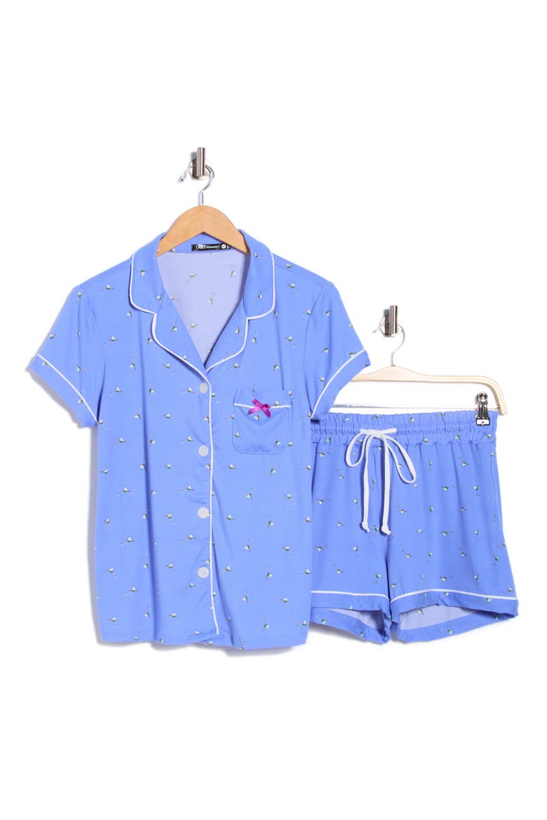 Dixie Short Pajamas, Alternate, color, BLUE