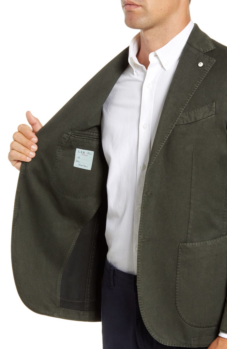L.B.M. 1911 L.B.M 1911 Trim Fit Twill Cotton Sport Coat, Alternate, color, 