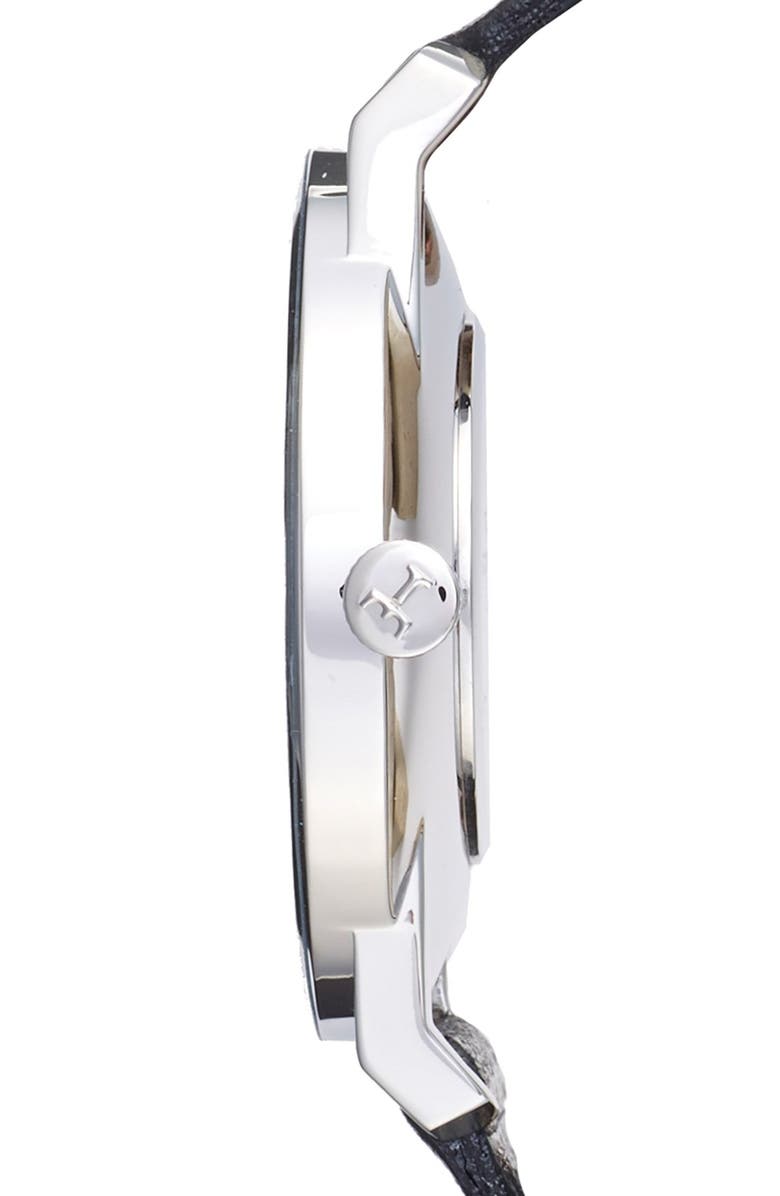 TRIWA Falken Organic Leather Strap Watch, 38mm, Alternate, color,