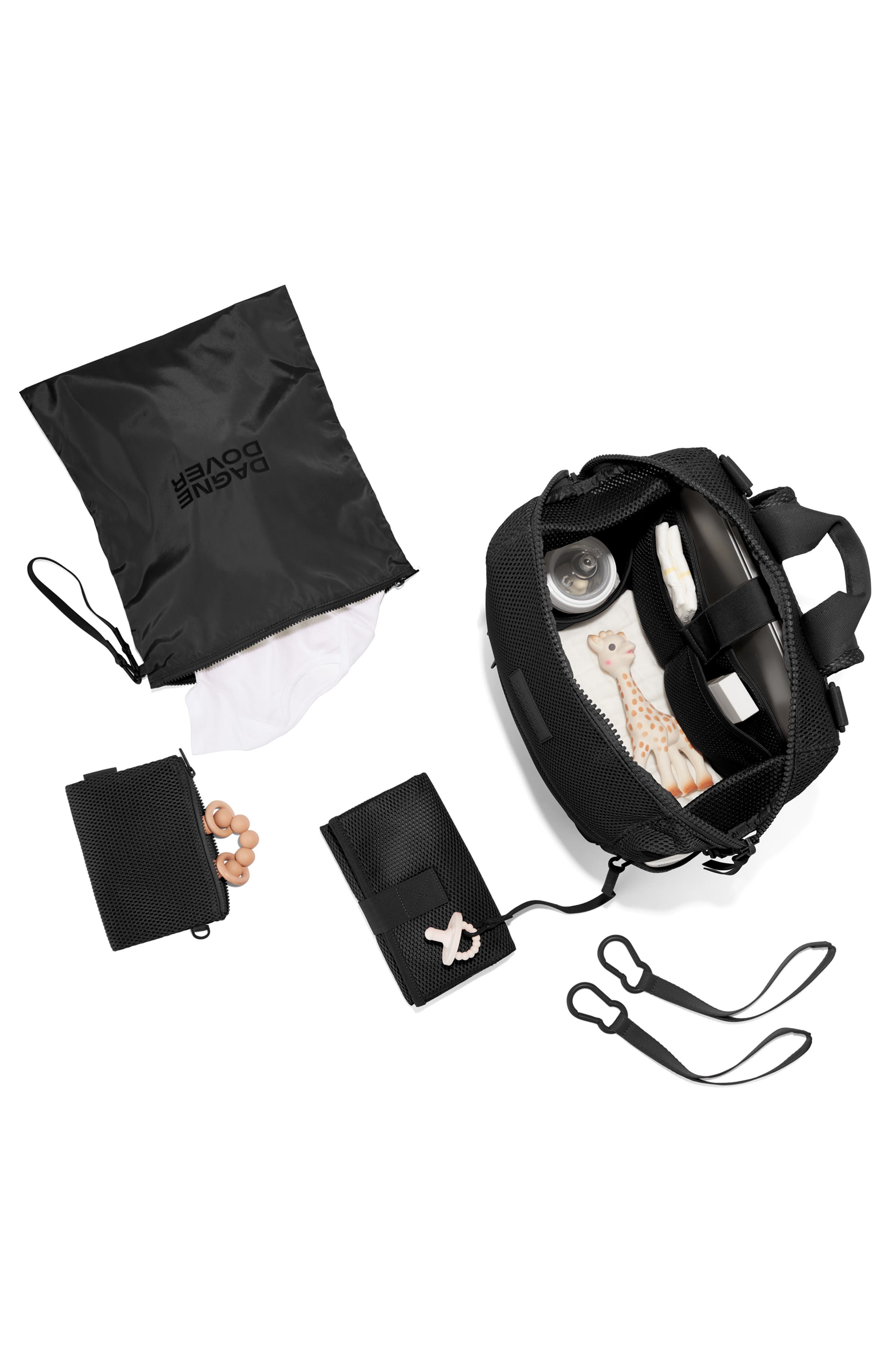 Dagne Dover Indi Large Air Mesh Diaper Backpack, Alternate, color, 