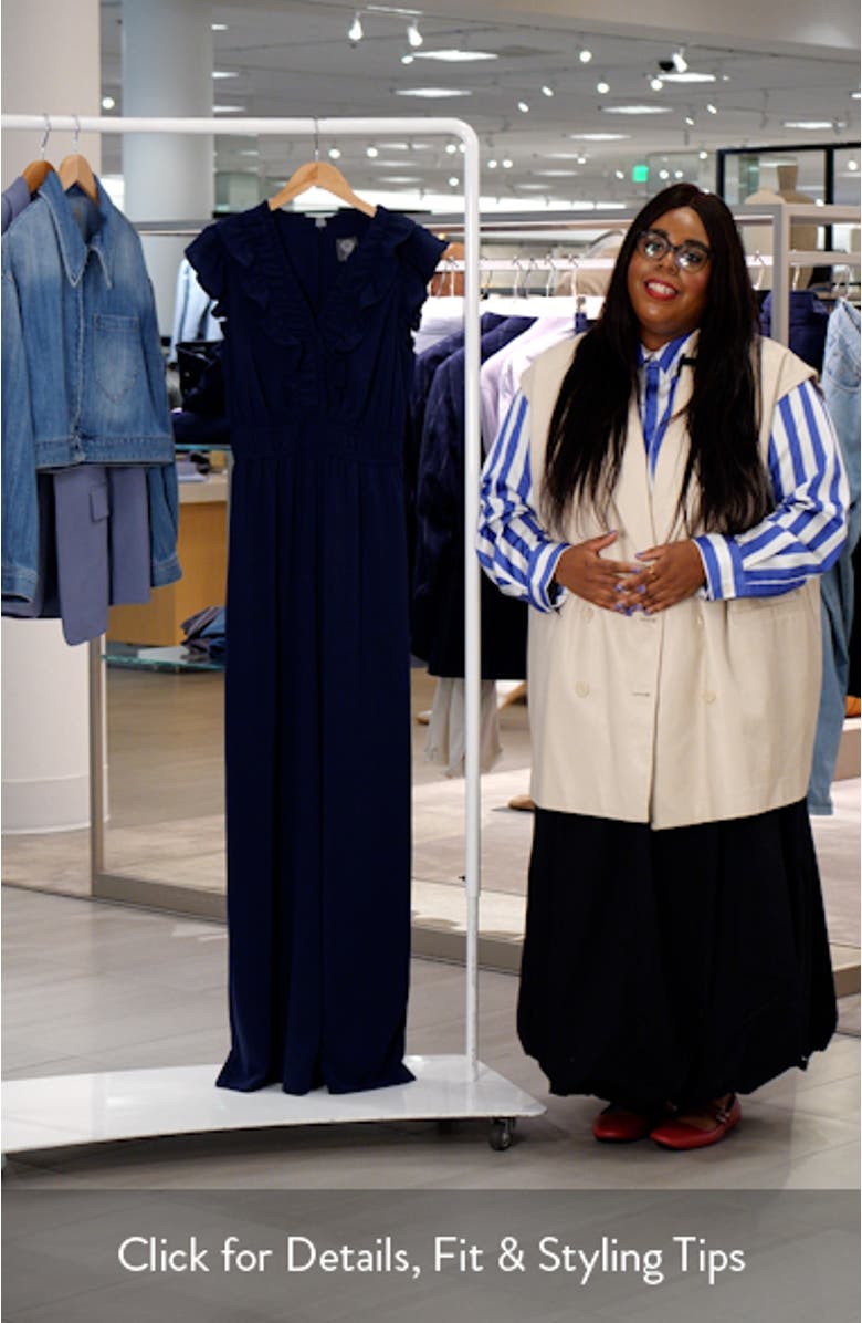 Ruffle Neck Jumpsuit, sales video thumbnail