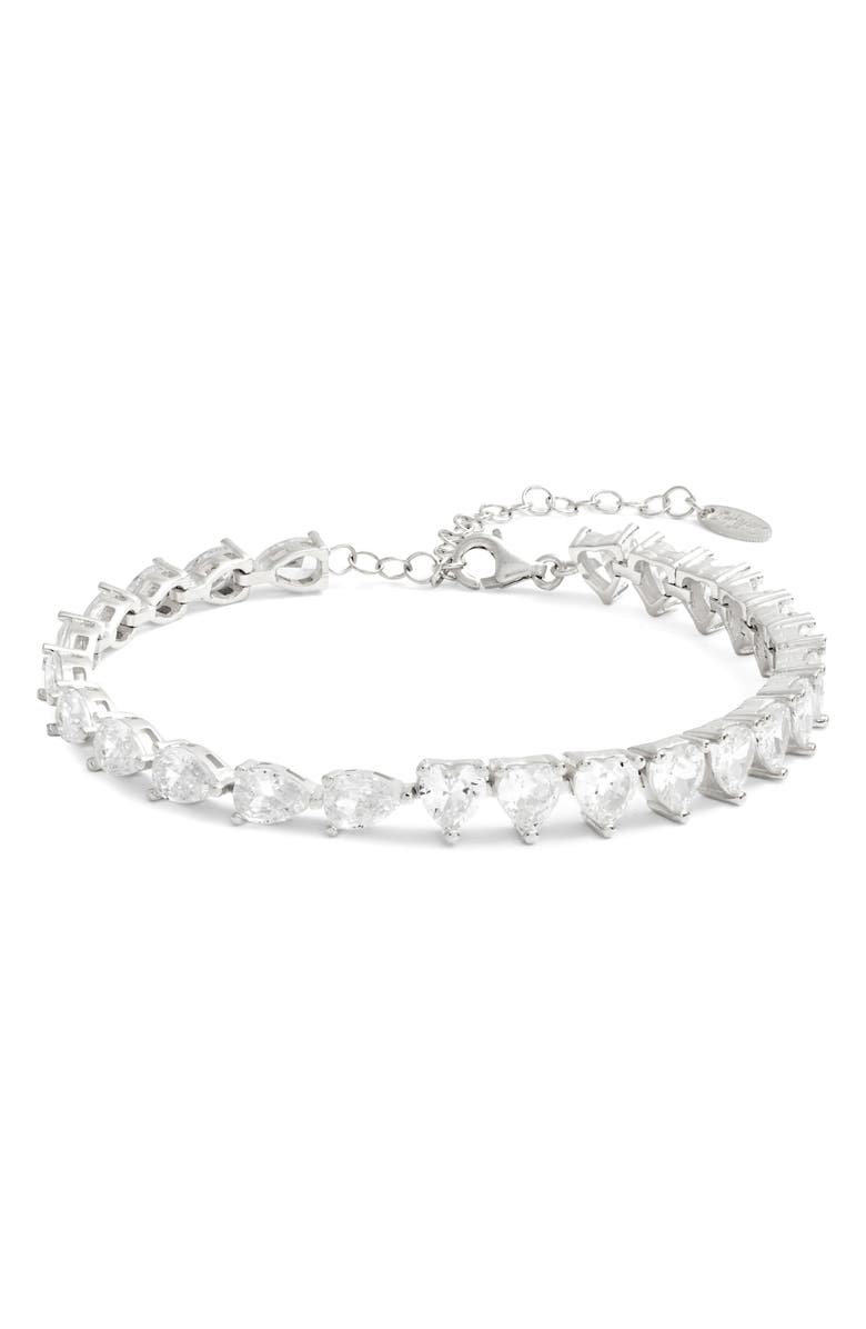 SHYMI Tennis Bracelet, Main, color, Silver