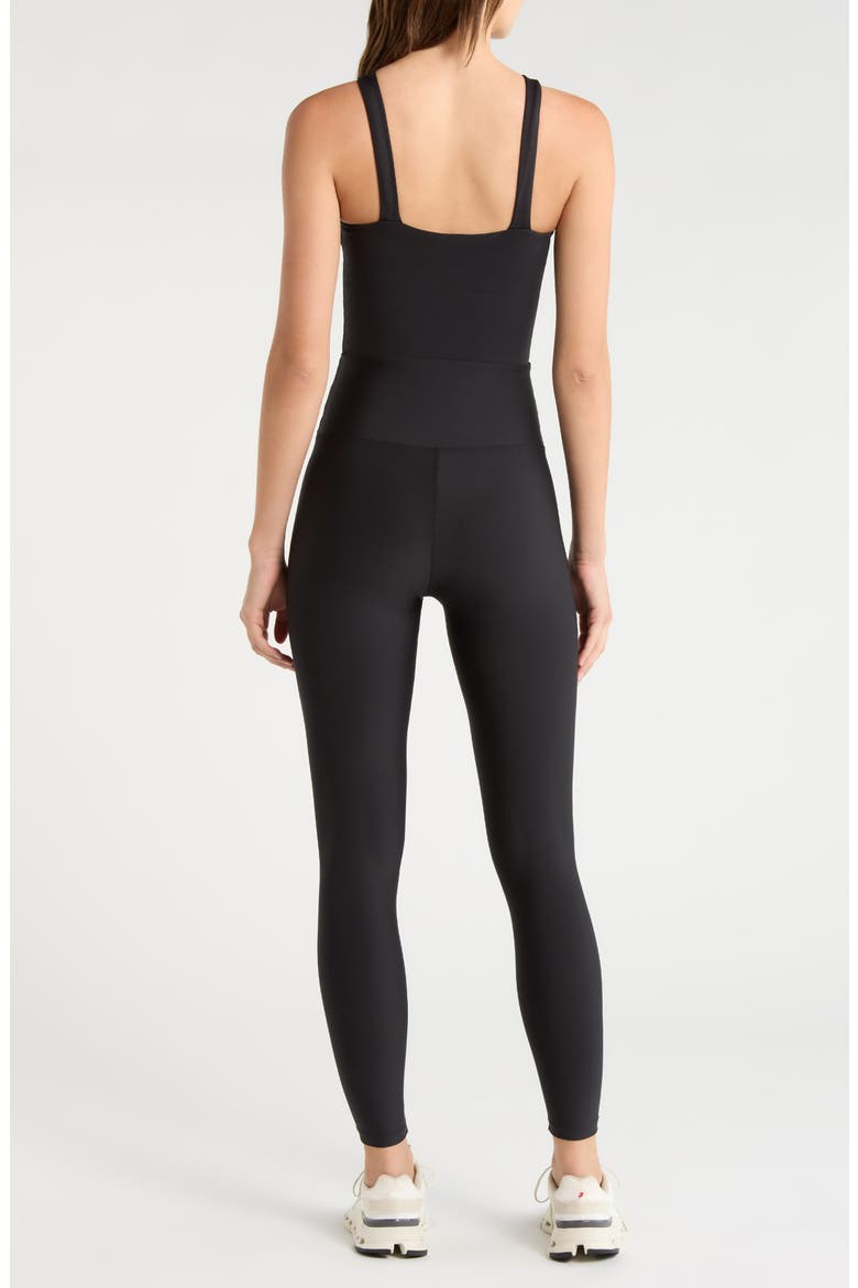 Cutout Jumpsuit, Alternate, color, BLACK