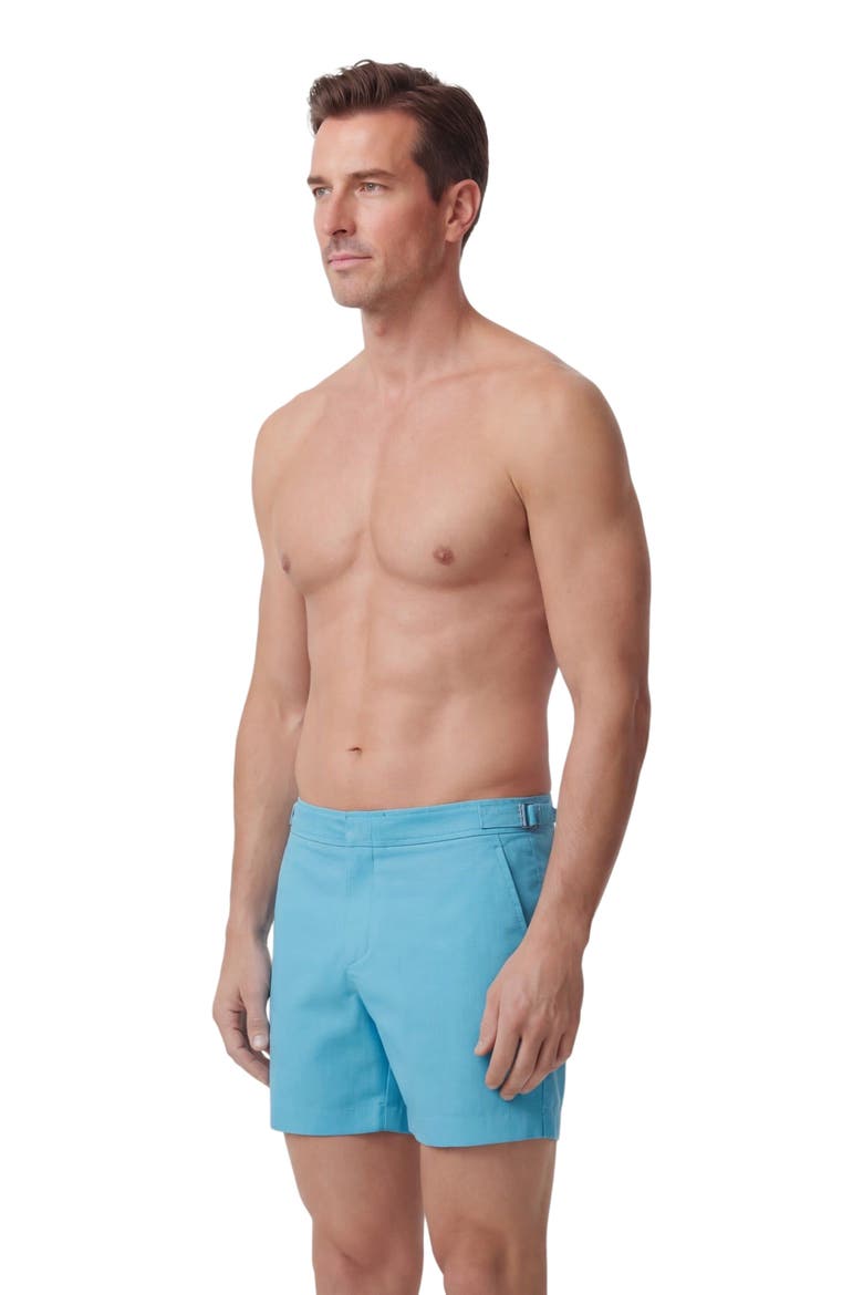 Oxford Mens Swim Tailored Short, Alternate, color, OXFORD TEAL