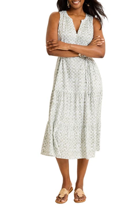 Coastal Sands Linen Blend Sundress