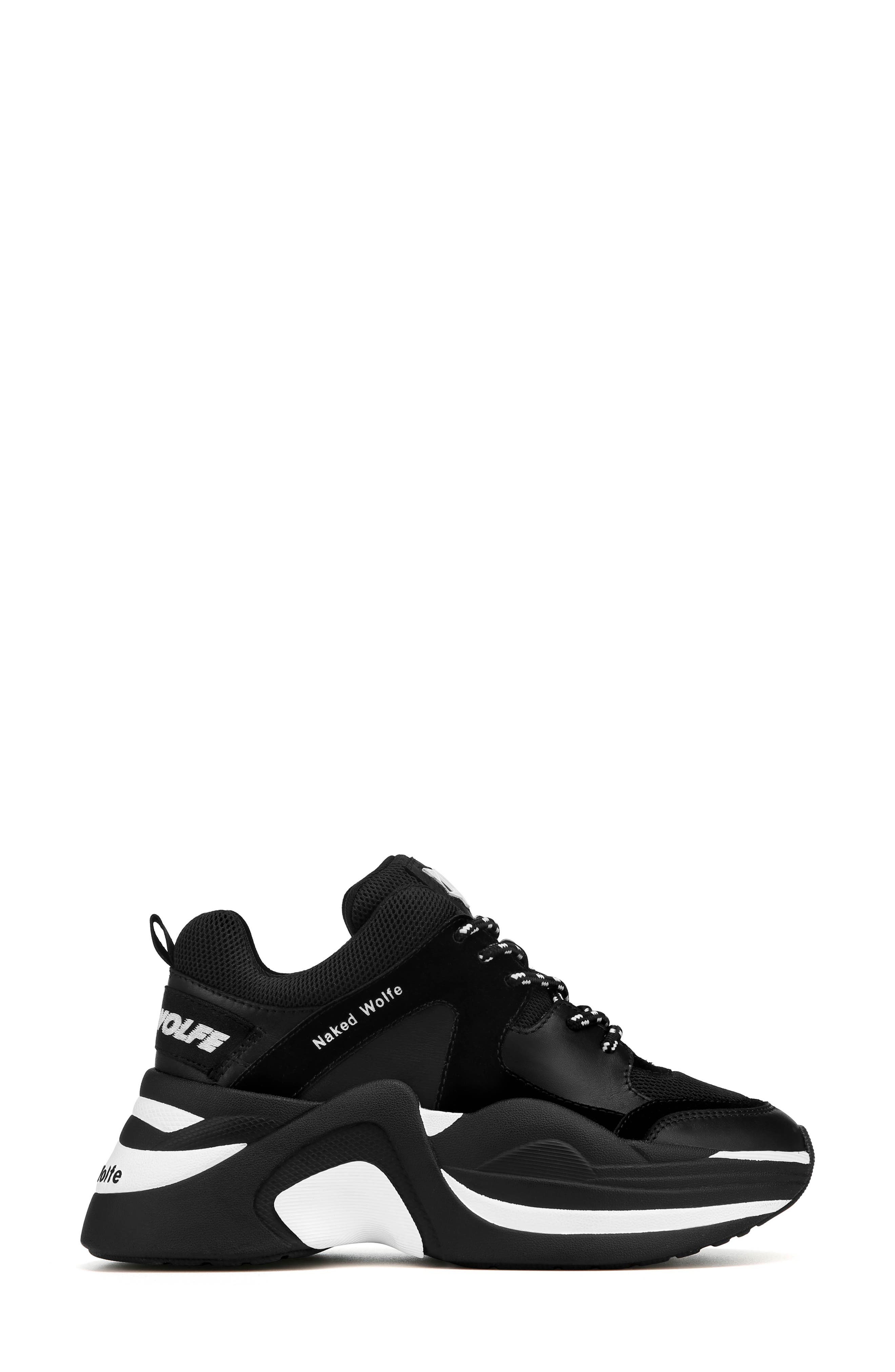 Naked Wolfe Track Double Chunky Platform Sneaker, Main, color, 