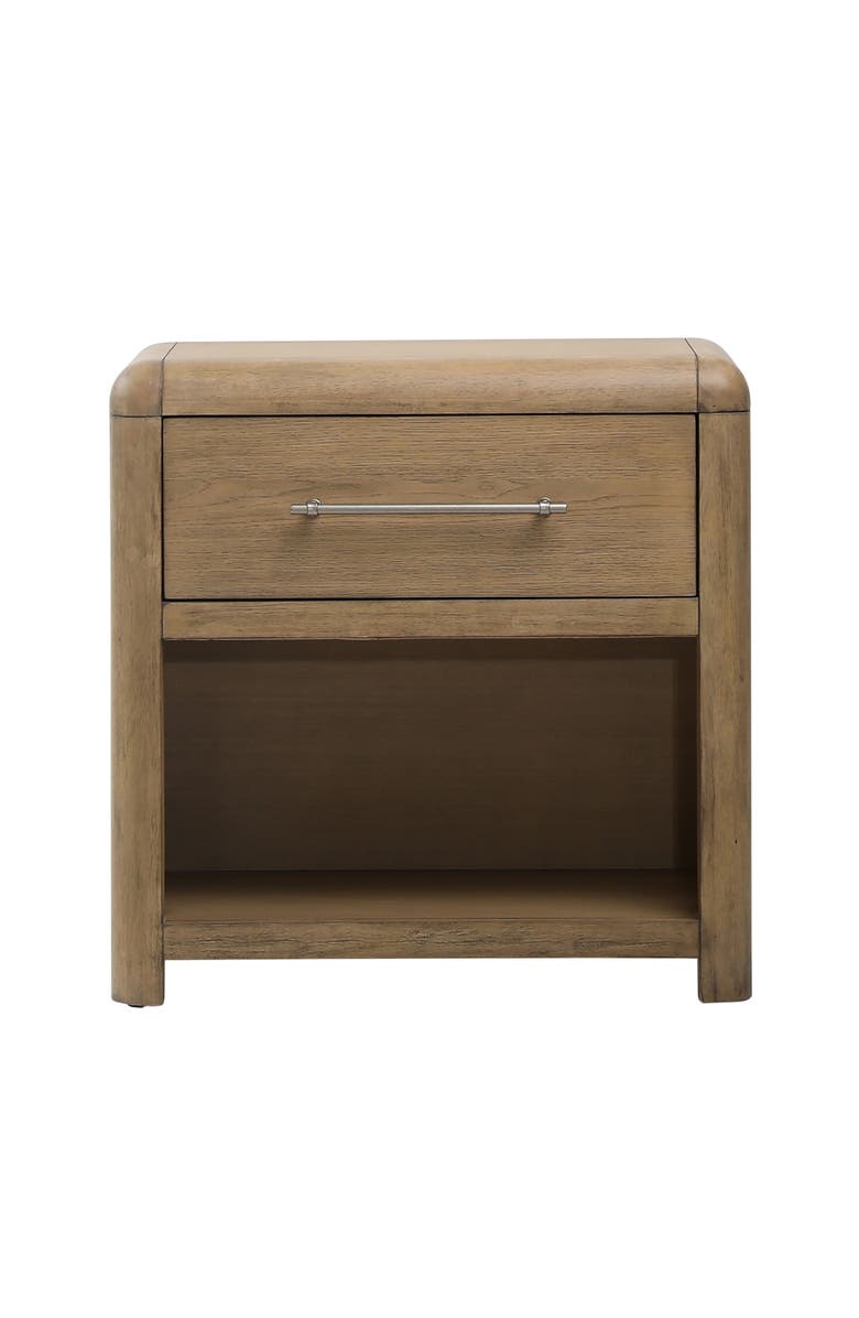 Dovetail Furniture Tavira One-Drawer Nightstand, Alternate, color, Natural