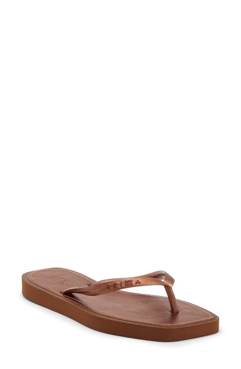 Metallic Flip Flop