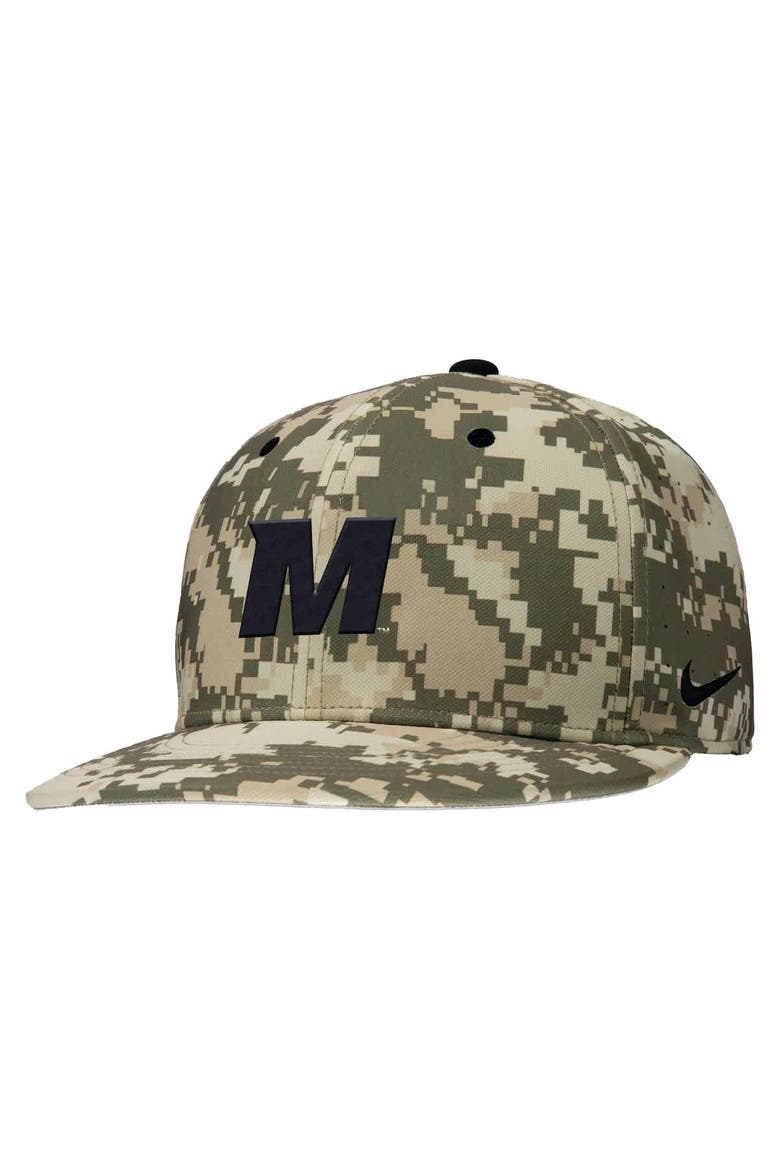Men's Nike Digital Camo Missouri Tigers On-Field Baseball Performance Fitted Hat, Alternate, color, Camo