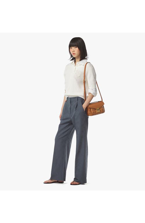 Shop Mcm Tracy Crossbody In Cognac