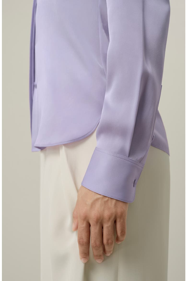 Women's Stretch Double Georgette Shirt, Alternate, color, Orchid Petal