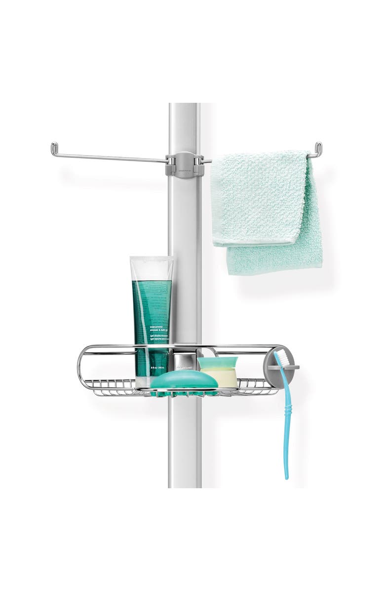 simplehuman tension caddy, extends 6 ft. to 9 ft., Alternate, color,