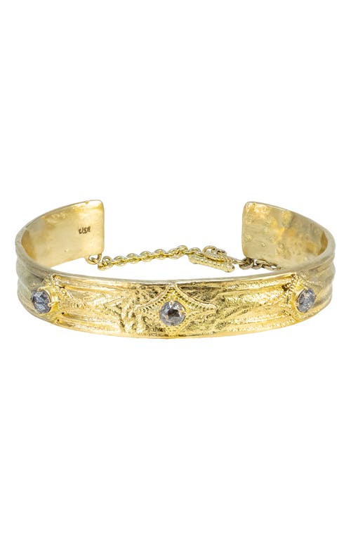 Armenta Artifact Diamond Cuff Bracelet In Gold