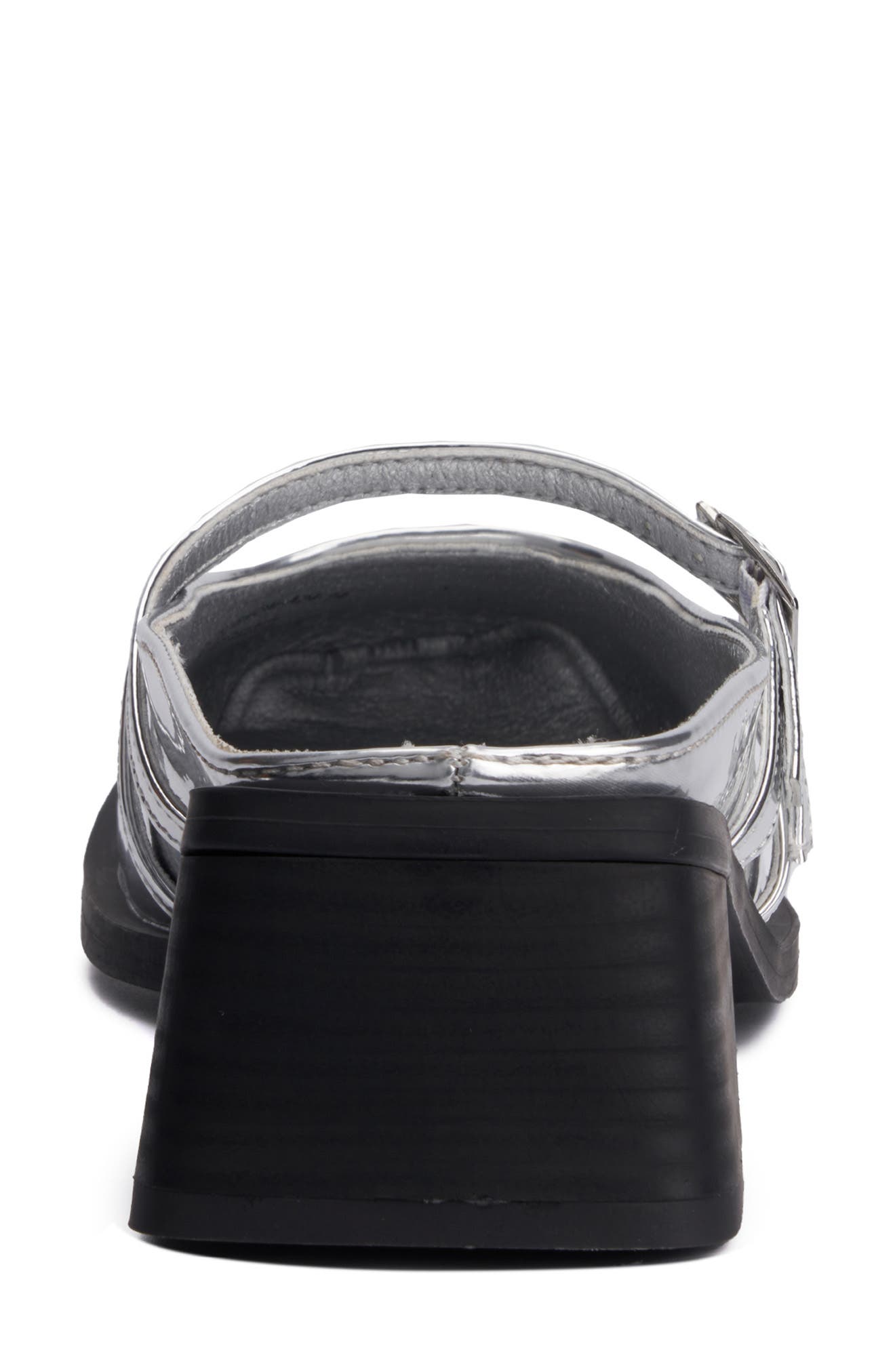 OLIVIA MILLER Aquarius Mule, Alternate, color, Silver