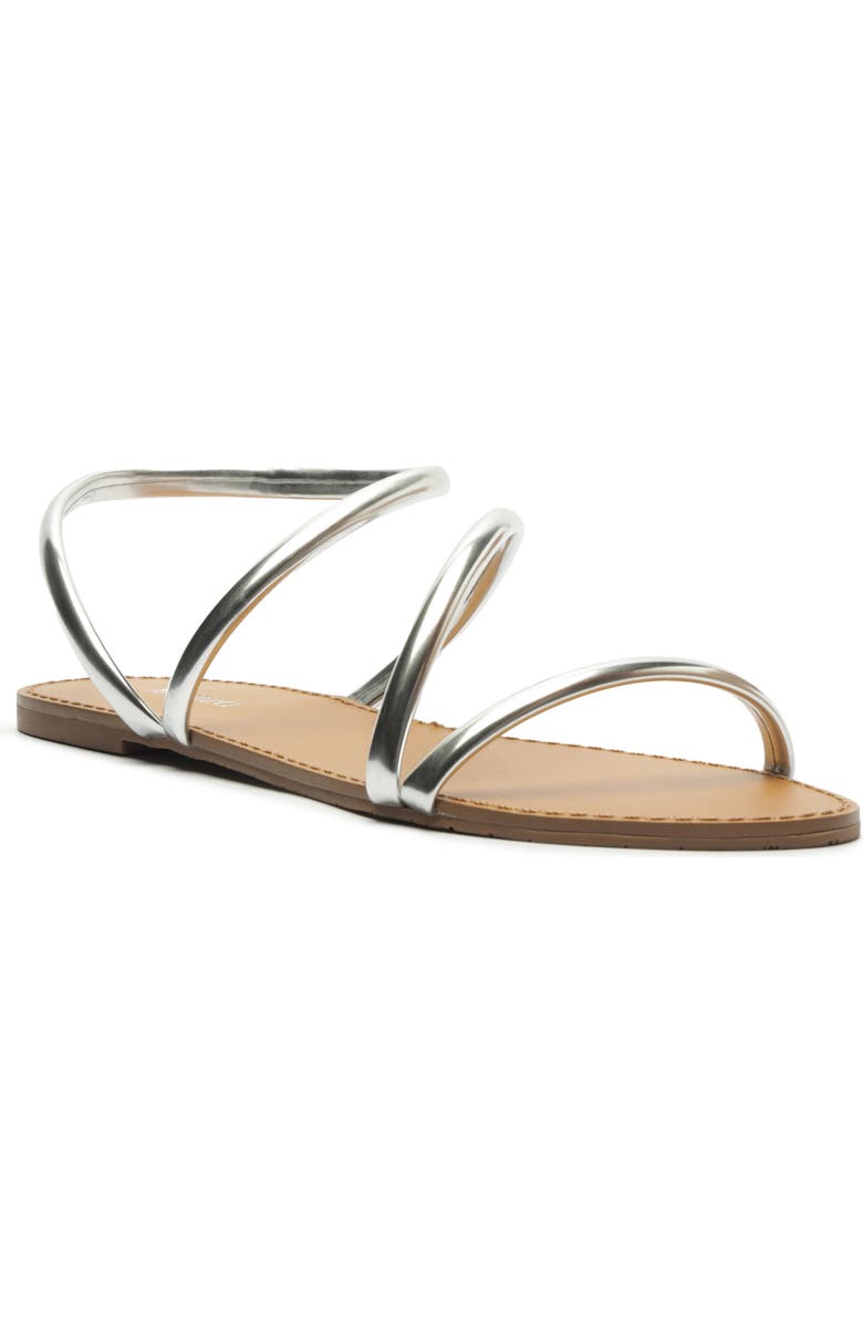 Arezzo Mikayla Sandal, Main, color, Silver