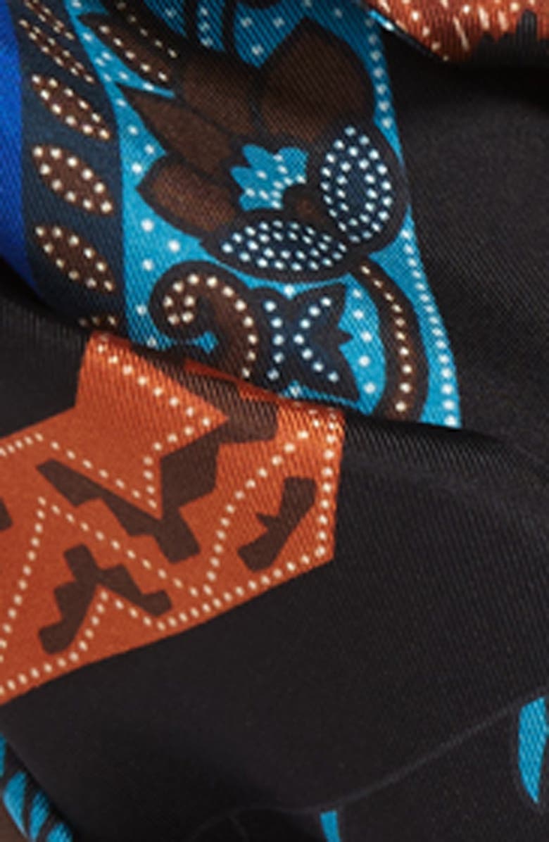 FERRAGAMO Nirvana Print Silk Twill Scarf, Alternate, color,