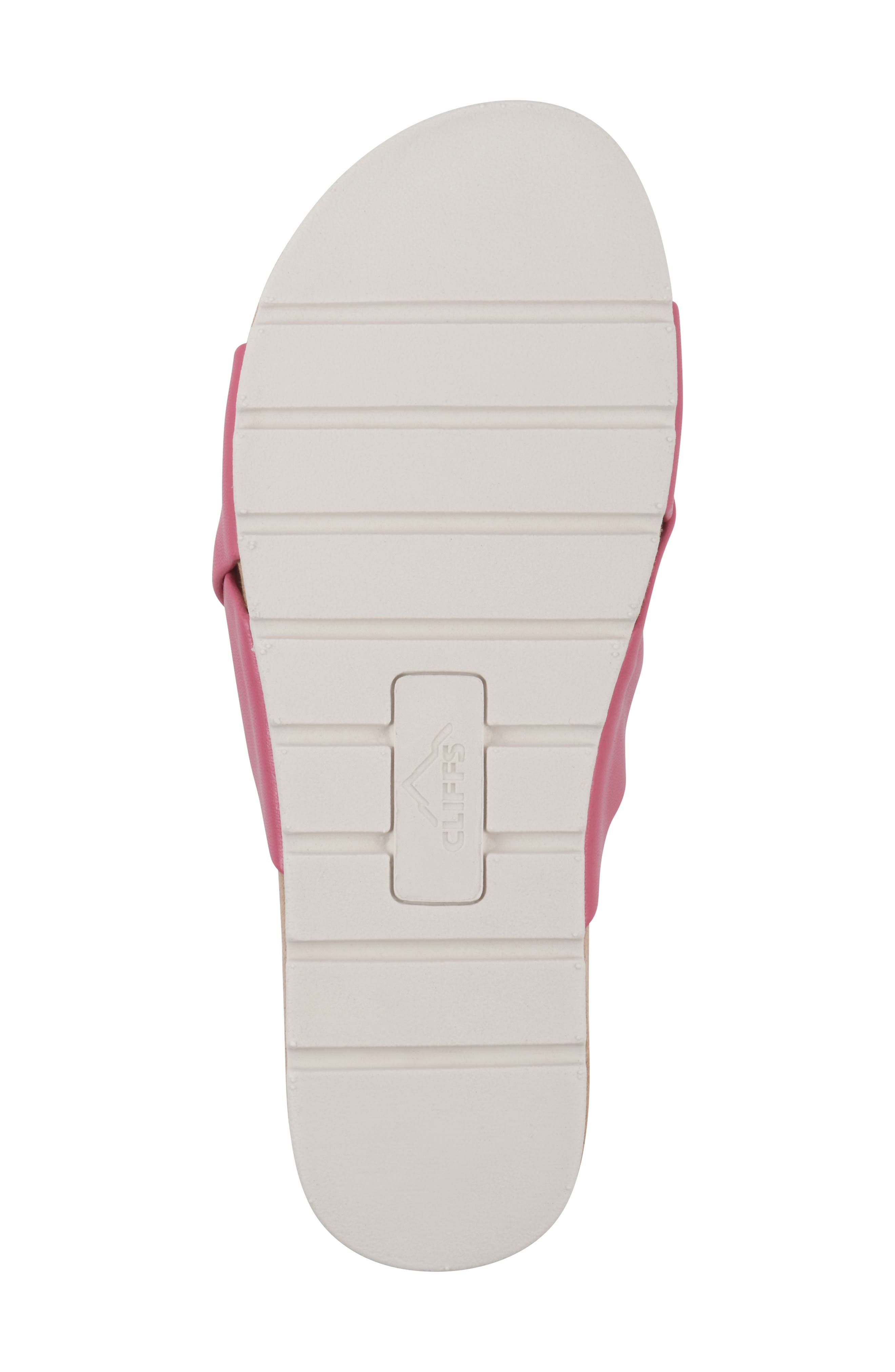 Tincie Slide Sandal, Alternate, color, ORANGE SMOOTH