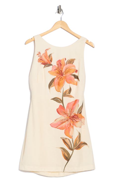 Sleeveless Open Back Minidress