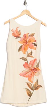 DRESS TO Sleeveless Open Back Minidress
