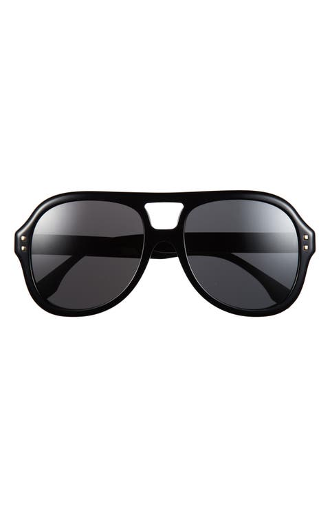 Five Sisters 56mm Aviator Sunglasses