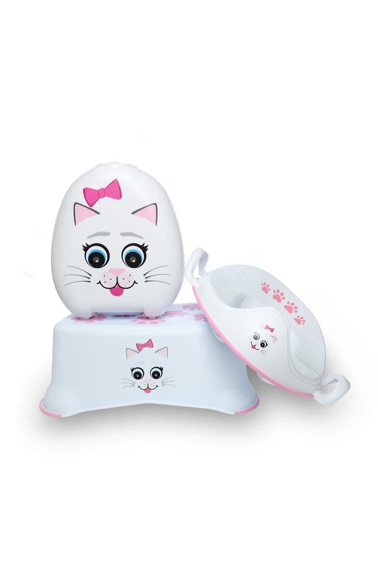My Carry Potty Travel Potty, Trainer Seat & Step Stool, Main, color, Cat