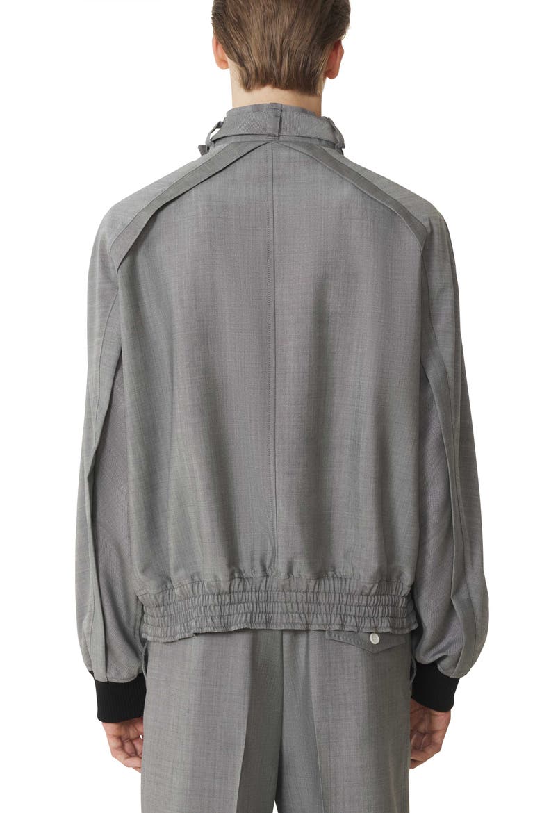 Black Mohair Wool Jacket, Alternate, color, Gray