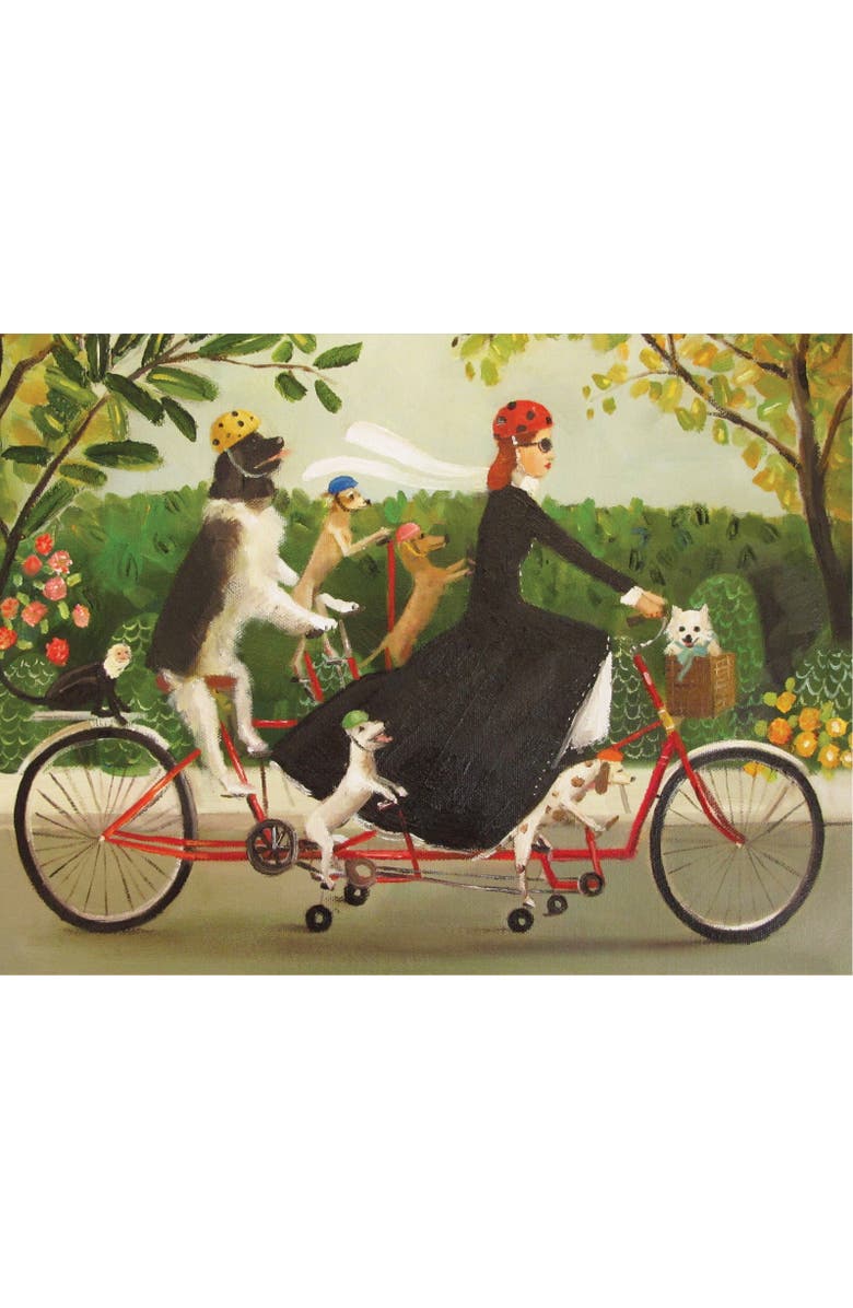 NEW YORK PUZZLE COMPANY Miss Moon's Bike 1000 Piece Puzzle, Alternate, color, NO COLOR