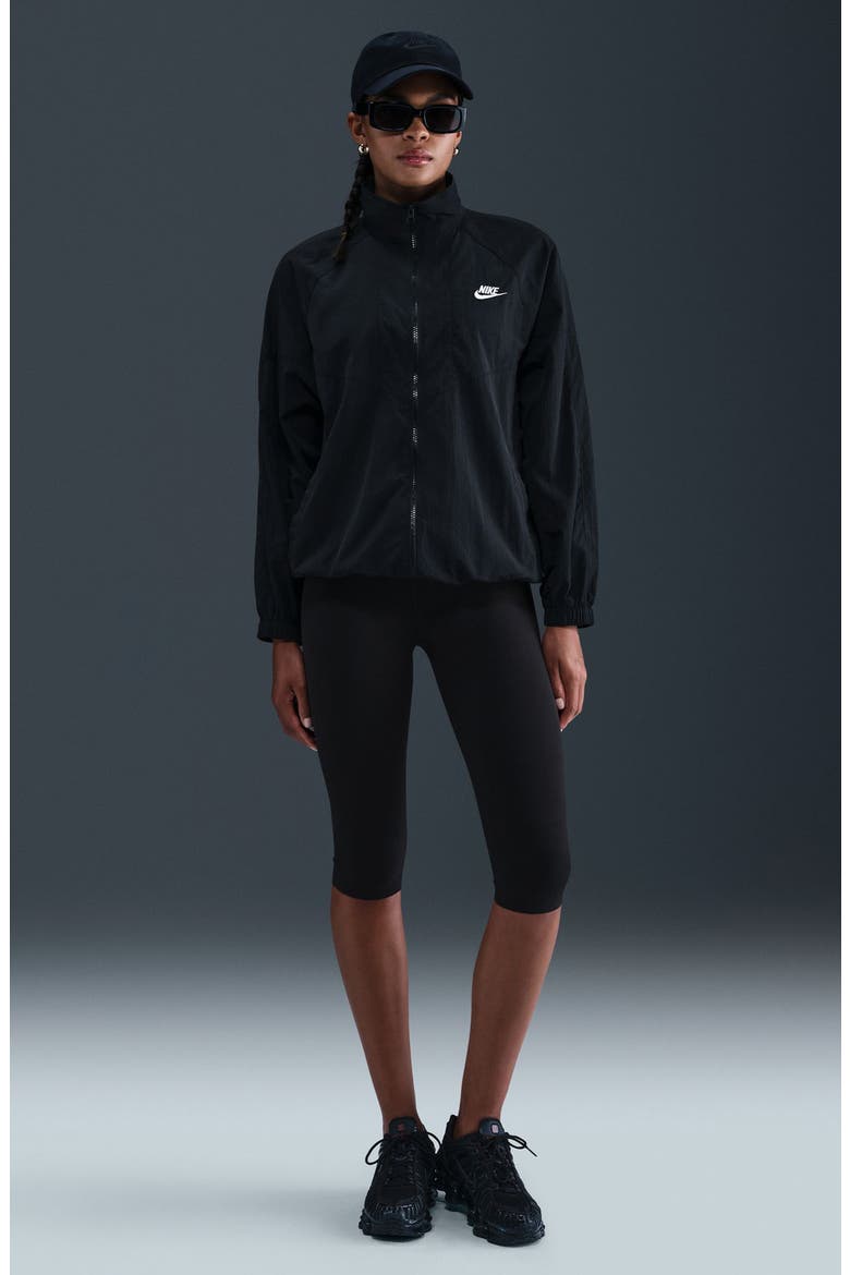 Sportwear Windrunner Oversize Jacket, Alternate, color, 010 BLACK/ SAIL