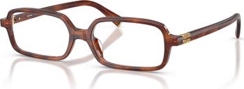 Miu Miu 53mm Rectangle optical glasses | Nordstrom