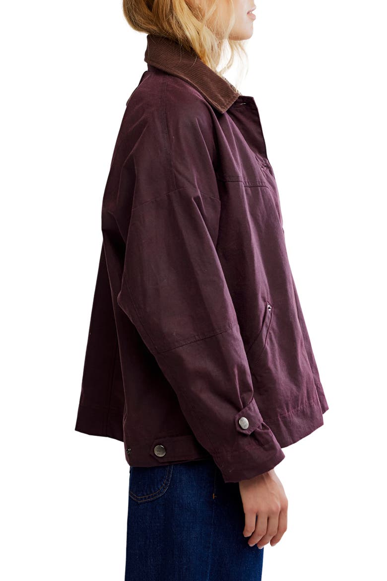 Cori Waxed Cotton Jacket, Alternate, color, PORT ROYAL
