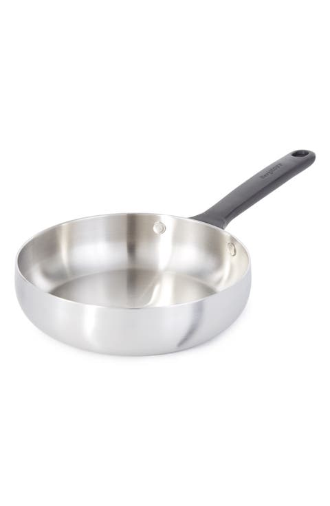 Belly Tri-Ply Stainless Steel Skillet