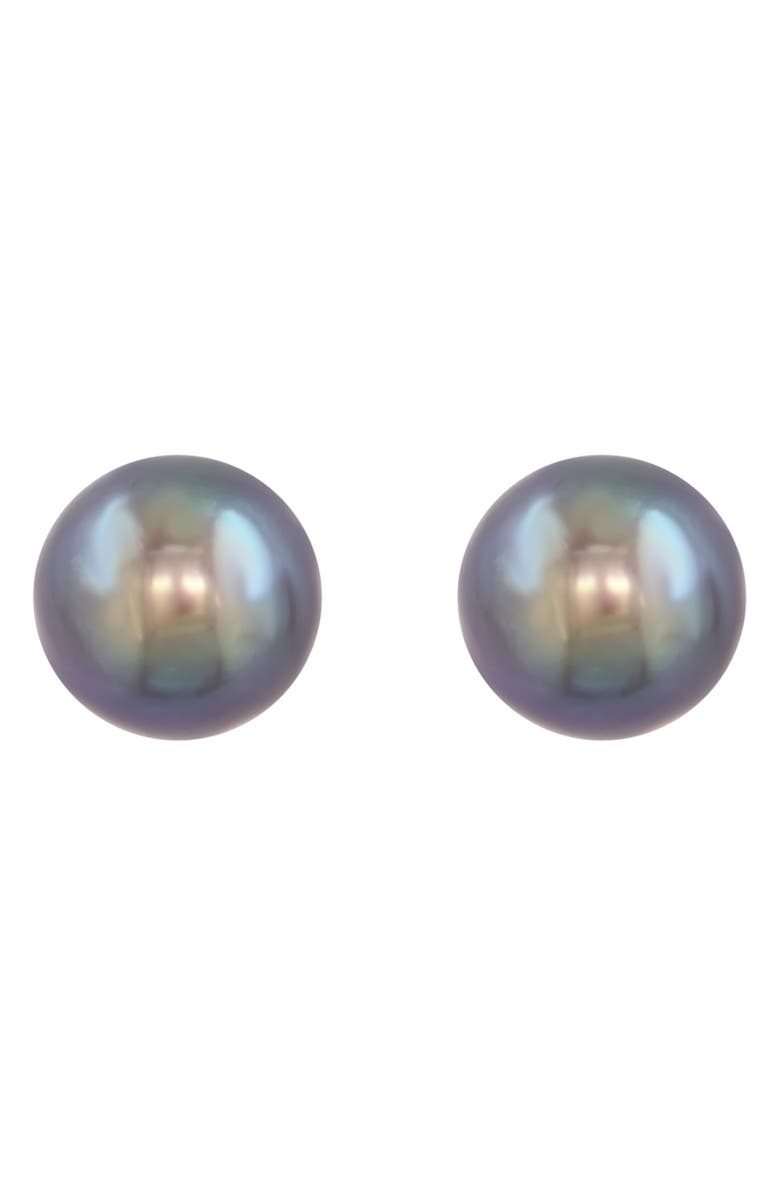 EFFY Black Freshwater Pearl Stud Earrings, Alternate, color,