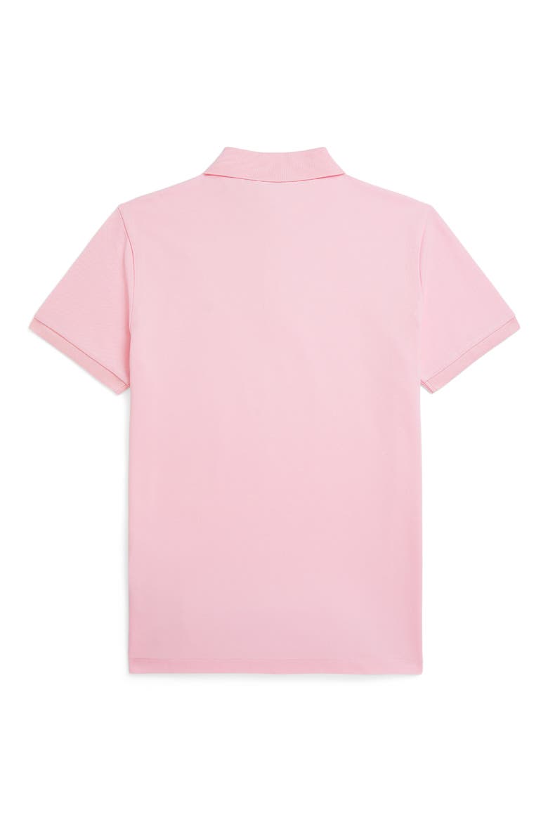 Embroidered Logo Cotton Piqué Polo, Alternate, color, CHALK PINK