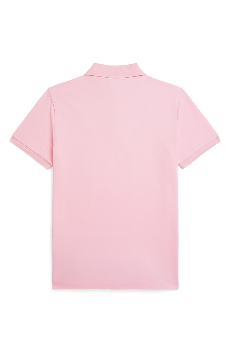 Ralph Lauren Purple Label Embroidered Logo Cotton Piqué Polo, Alternate, color, Chalk Pink