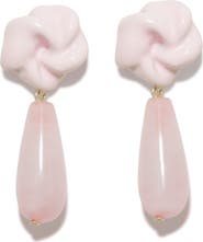 COMPLETEDWORKS Rose Quartz Drop Earrings