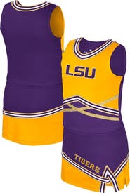 COLOSSEUM Girls Youth Colosseum Purple LSU Tigers Lollipop Park Cheer Two-Piece Set