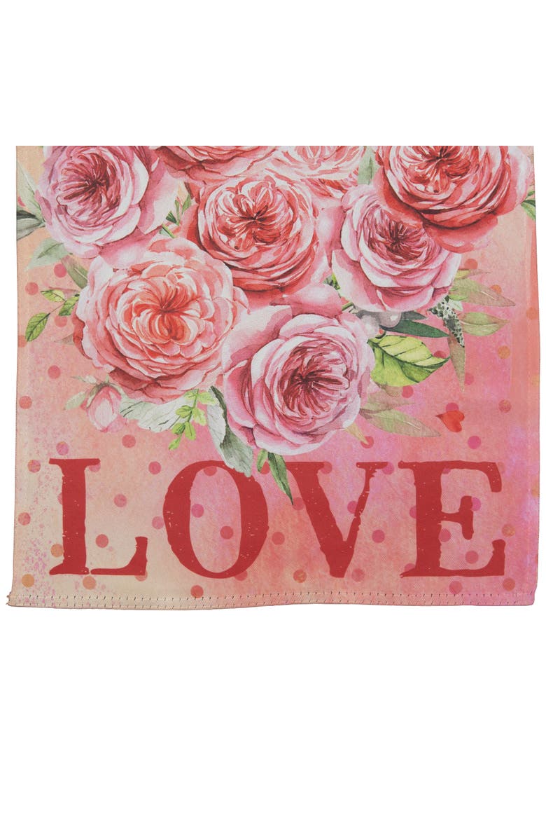 Northlight Love Rose Bouquet Outdoor Garden Flag 12.5" x 18", Alternate, color, Red