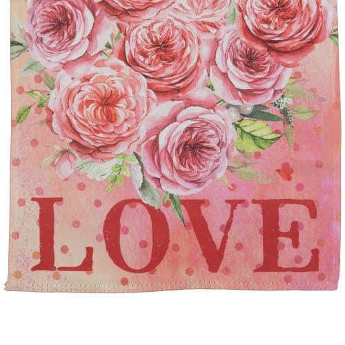 Northlight Love Rose Bouquet Outdoor Garden Flag 12.5" X 18" In Red