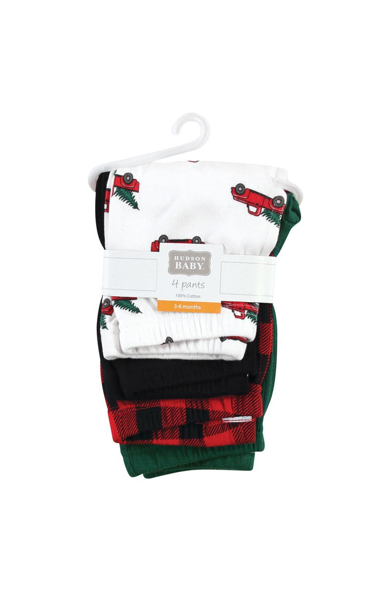 Hudson Baby Cotton Legwear for Every Body, Alternate, color, Christmas Tree Truck