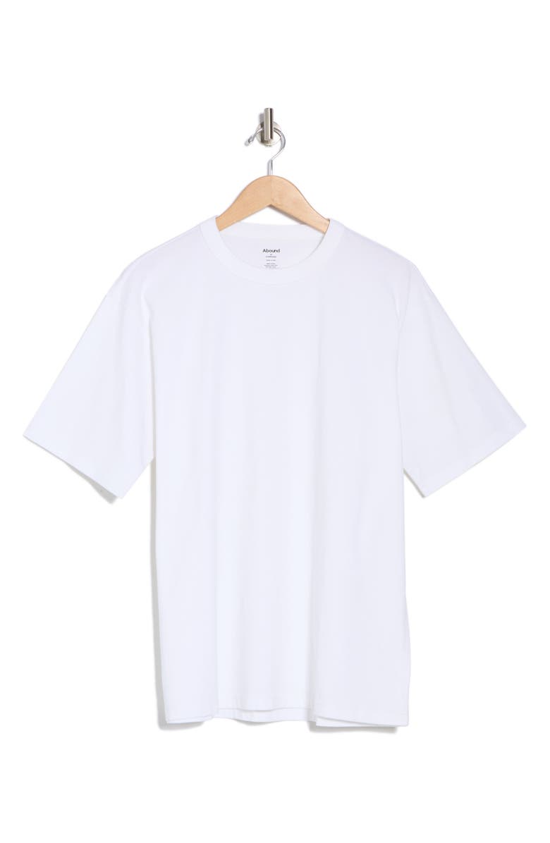 Abound Oversize Cotton T-Shirt, Alternate, color, White