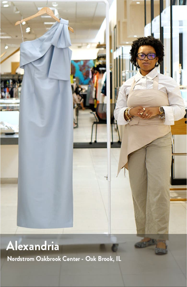 Bonnie Bow One-Shoulder Mikado Gown, sales video thumbnail