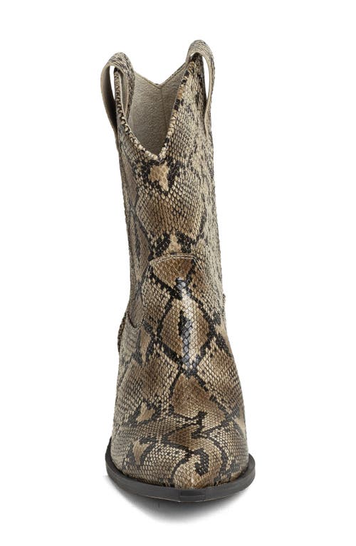 Shushop Zouzou Western Boot In Animal Print