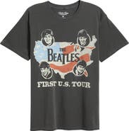 Junk Food Beatles First US Tour Cotton Graphic T-Shirt